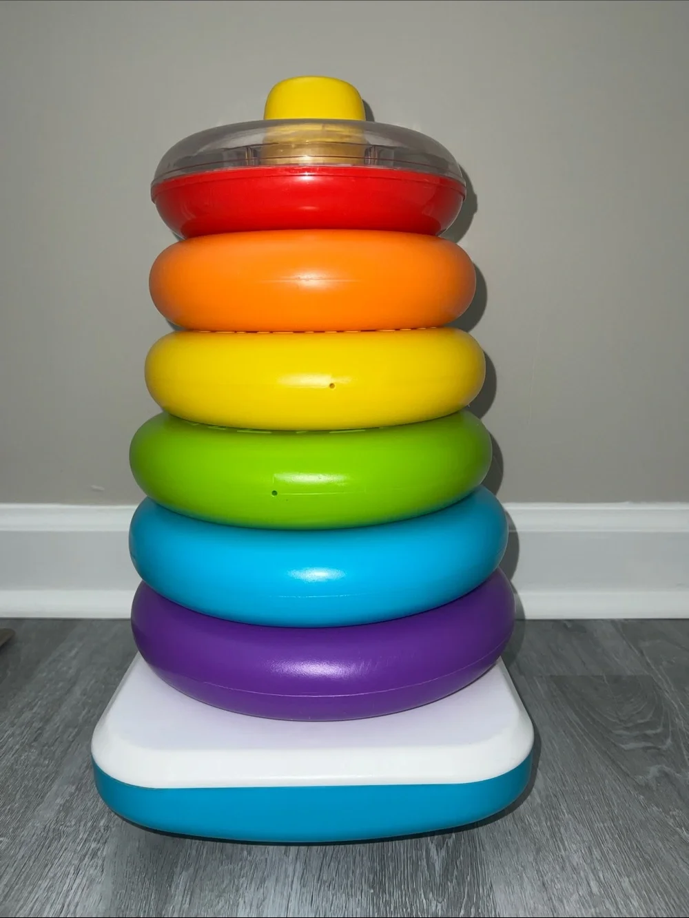 Fisher-Price Giant Rock-a-Stack Infant and Toddler Stacking Toy